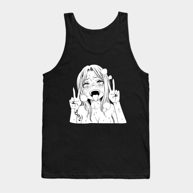 Ahegao face Tank Top by Venandeu